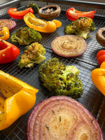 Противень для запекания с решеткой-гриль roast masters, 22х30 см, черный