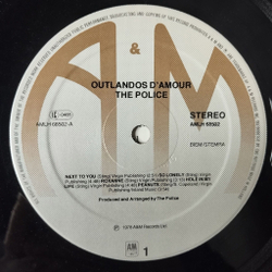 Винтажная виниловая пластинка LP The Police Outlandos D'Amour (Holland 1978)