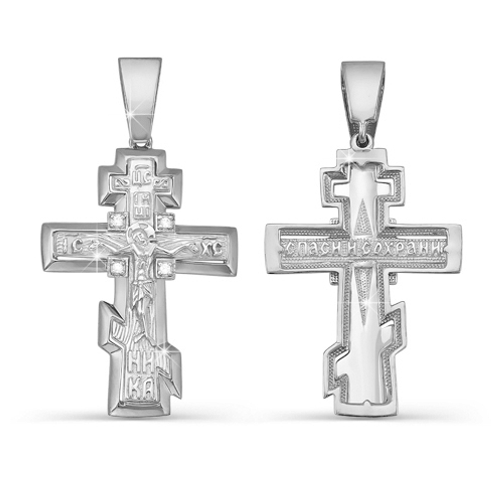 Крест из серебра 925 пробы