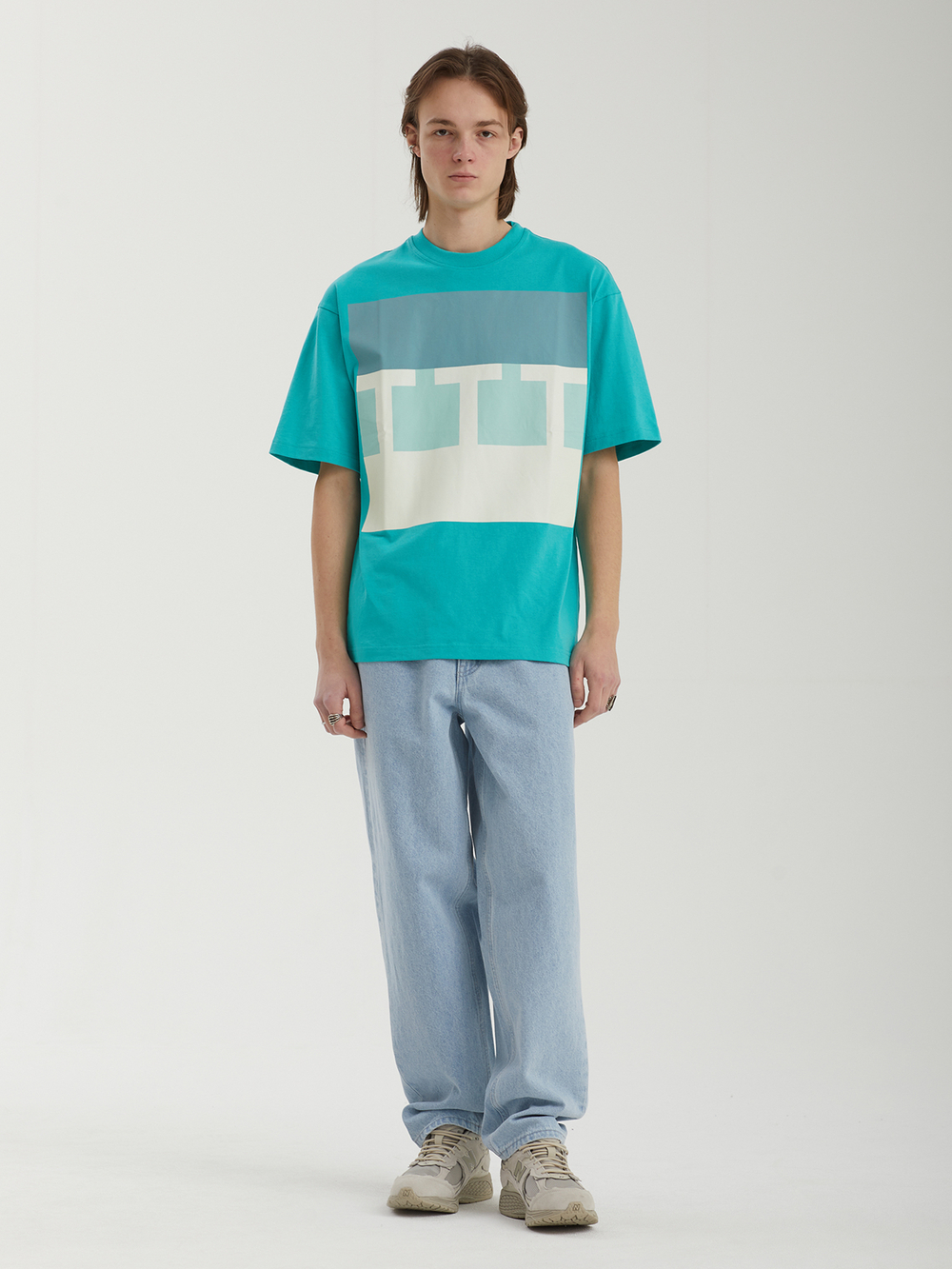 Мужская Футболка Ttt Glow In Thr Dark Block