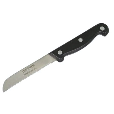 Нож нерж Боярский для овощей 20см пласт/руч С341