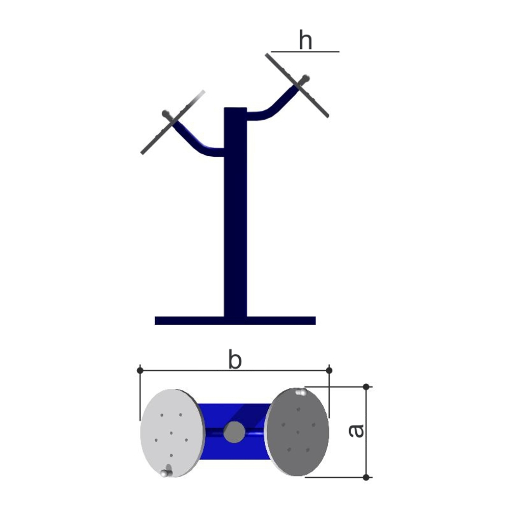 Уличный тренажер для укрепления рук Romana 207.22.00