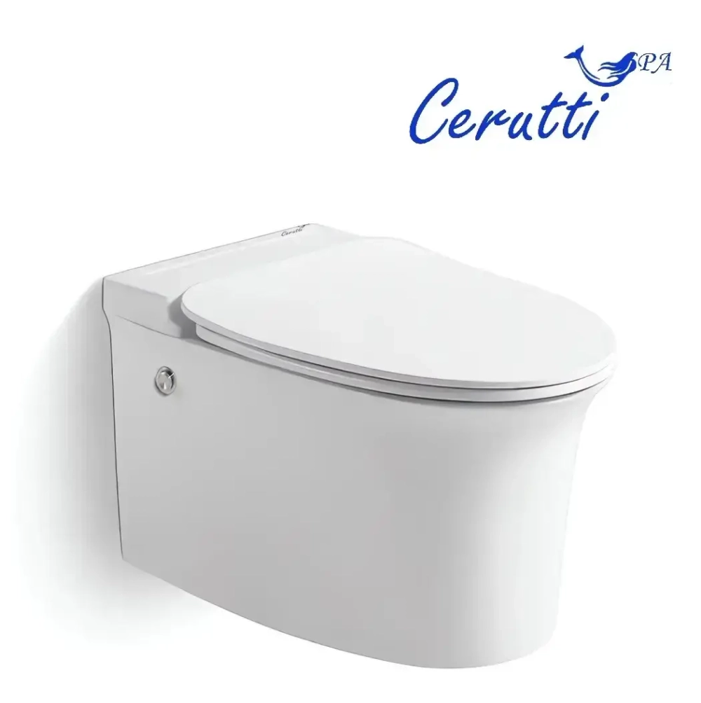 Унитаз NAUTILUS Aria Pulse подвесной с функцией импульсного смыва, безободковый Ceruttispa CT10195 (625х380х385)
