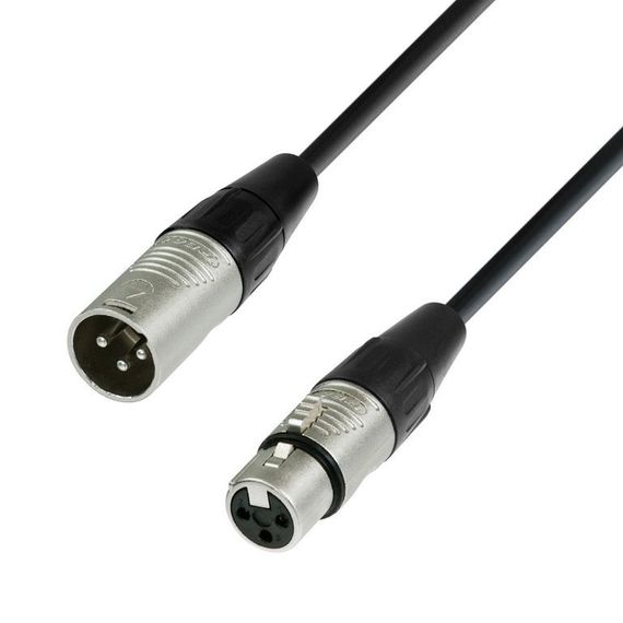 Adam Hall K4 DMF 0050 - кабель DMX, AES/EBU, XLR (F) - XLR (M), 2 x 0.22 мм2, 0.5 м