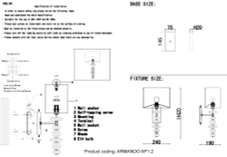 Бра Crystal Lux ARMANDO AP1.2 GOLD