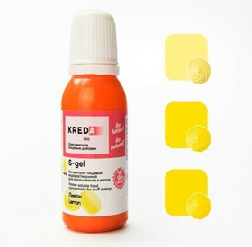 Краситель гелевый концентрат Лимон 20 г Kreda-Bio