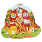 Пазл фигурный в рамке 15эл. "Домашние животные" 4650250583981 (Умные игры)