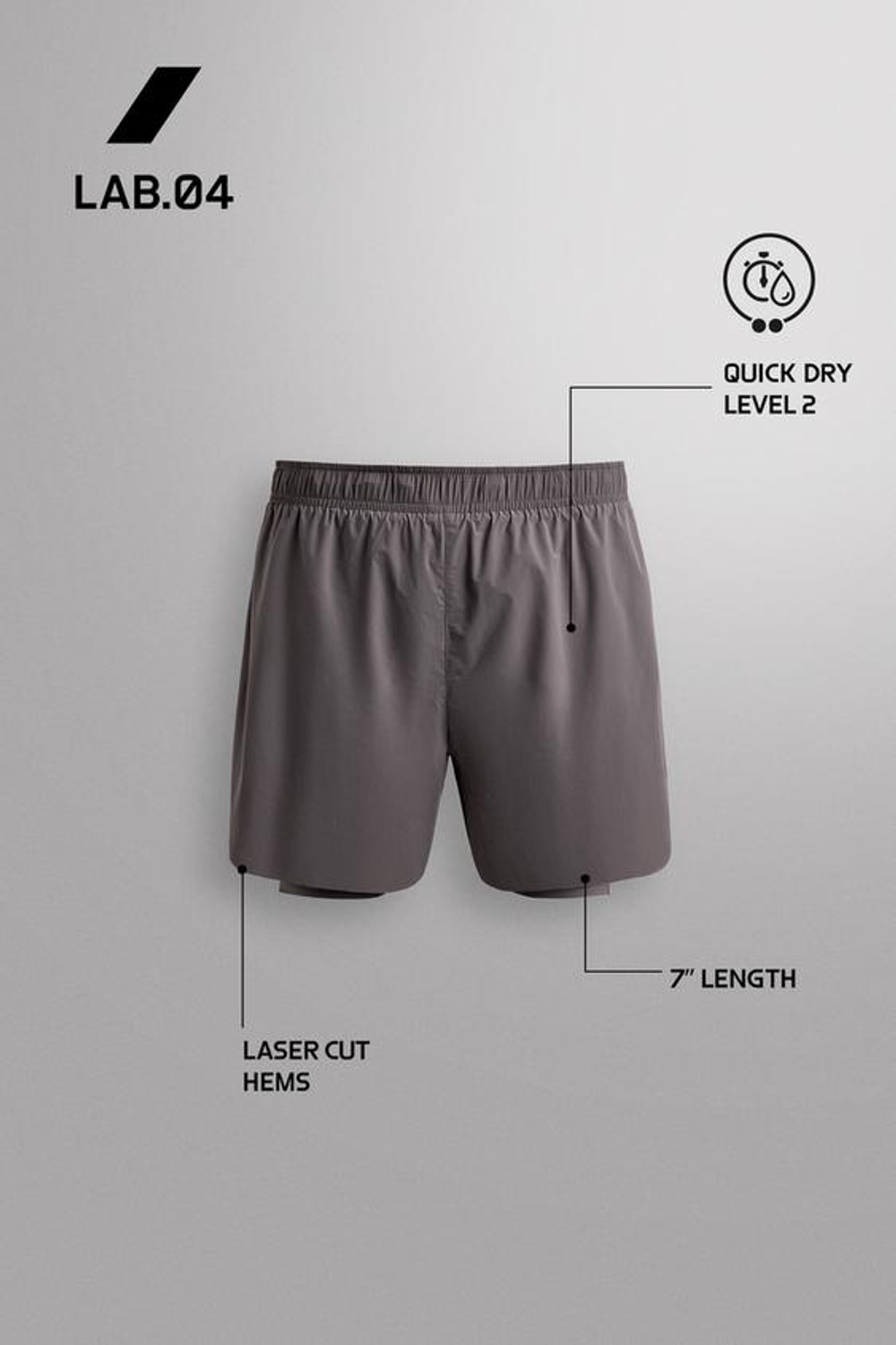 ZARA ШОРТЫ ДЛЯ БЕГА 2 В 1, ЛИЛОВЫЙ