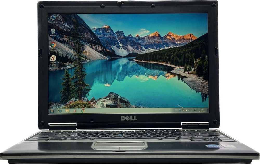 12.5" Уценённый ноутбук Dell Latitude d430 (1280x800, Intel Core 2 Duo U7600, RAM 2ГБ, HDD 80ГБ, Intel GMA 950, Win 10 Pro)