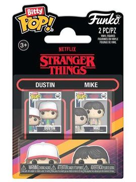 Фигурки Funko Bitty POP! Stranger Things S1 Dustin + Mike 2шт 88936