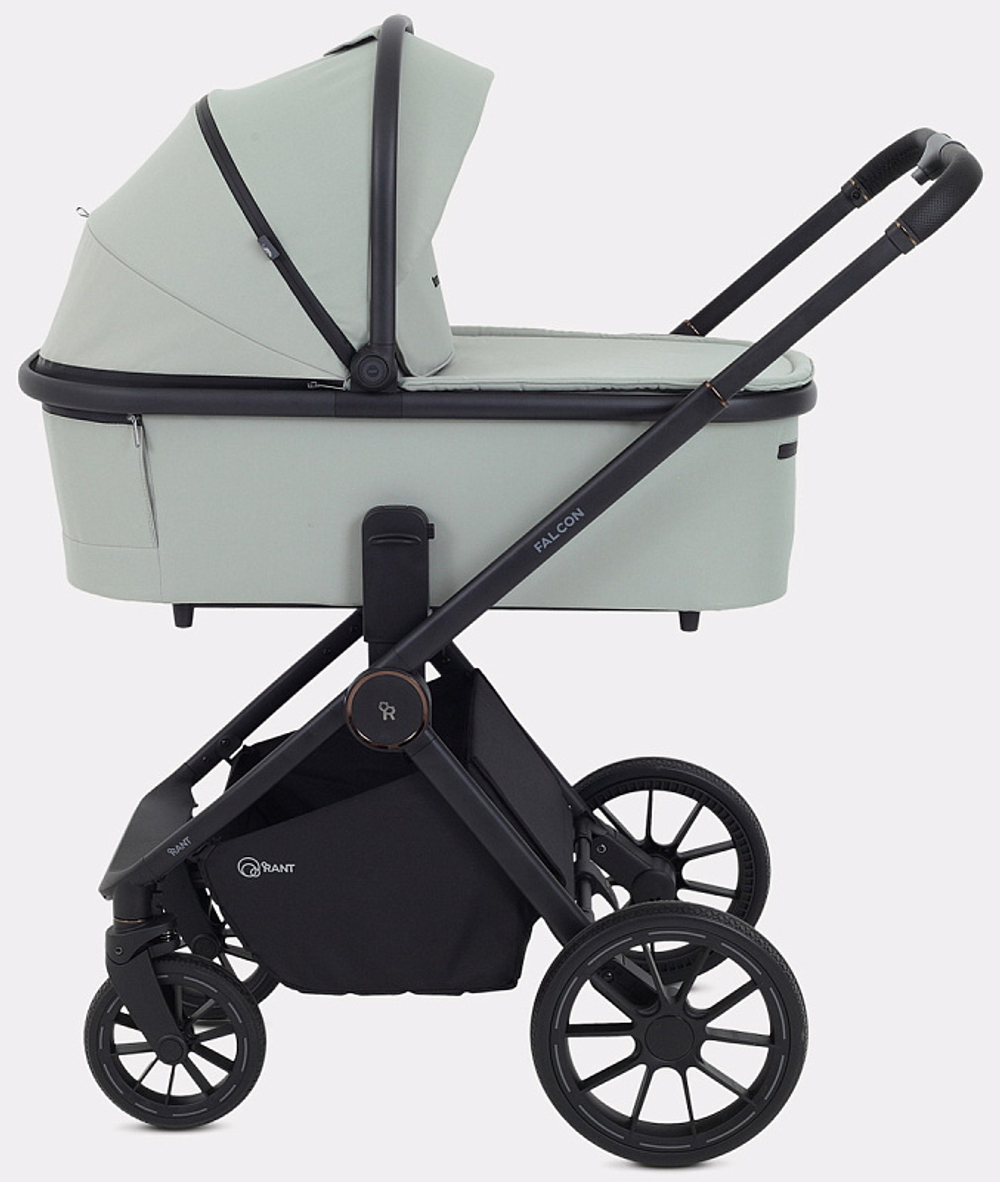 Детская коляска Rant Falcon Neo 3 в 1 с автокреслом Cruise Black Sage
