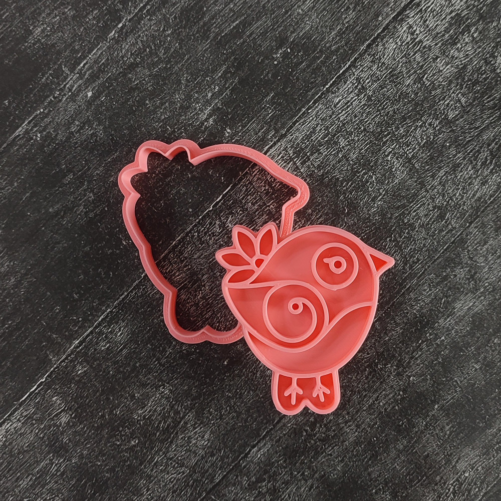 Штамп-птичка №2