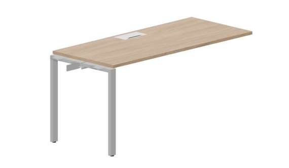 стол Strike 1580х680х750мм (металлический аутлет) - приставной элемент