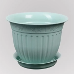 Горшок Виноград, D 19, 1,6 л, мятный с поддоном