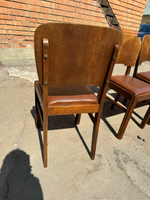 Стулья с кожей 5 шт