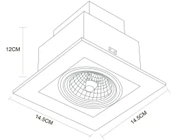 Карданный светильник Arte Lamp
