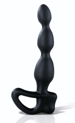 Черный массажёр простаты Big Bend-it - 18 см. (Цвет: черный)