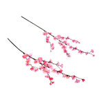 LADECOR Цветок искусственный ветка сакуры, 105 см, ткань, пластик, железная проволока, 2 цвета