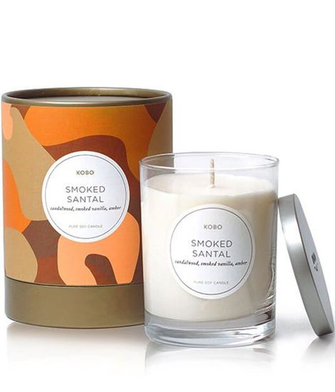 Smoked Santal, свеча Camo, Kobo Candles