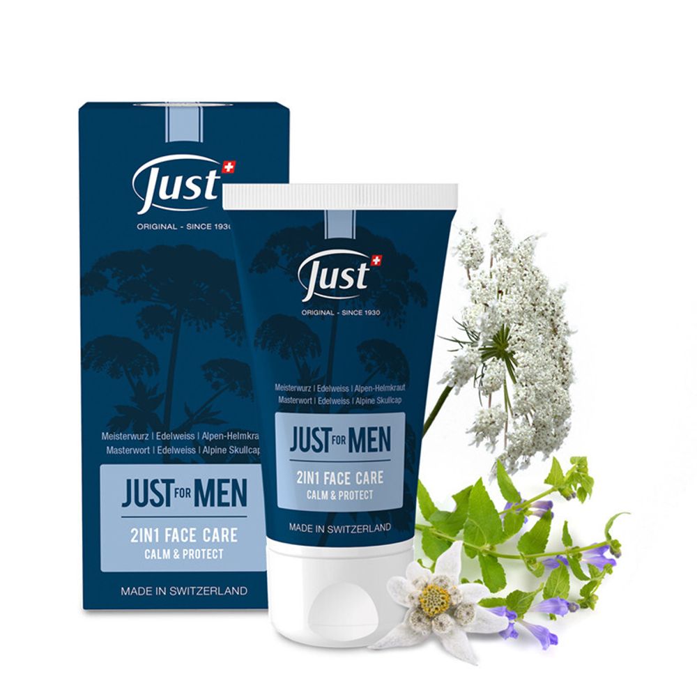 Крем для лица Just for Men 2in1 Face Care Calm&amp;Protect 75 мл