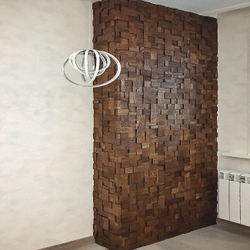 Деревянная мозаика для стен Wood Mosaic Хауз Дуб цвет венге