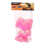 Защита : наколенники+налокотники+на кисти рук, в сетке, 4 цвета микс, с-30824