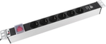 Блок розеток 19", 6 розеток ЦМО R-16-6S-V-U-440-3