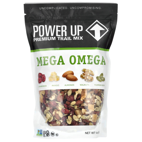 Power Up, Premium Trail Mix, Mega Omega, 397 г (14 унций)