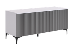 Тумба "Зефир" 115.01, (Белое дерево/серый (эмаль), 1200*424*536