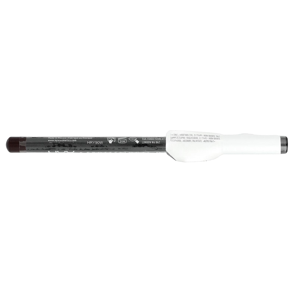 NYX Professional Makeup, Тонкий карандаш для губ, 820 эспрессо, 1,04 г (0,03 унции)