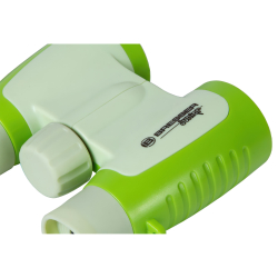 Бинокль детский Bresser Junior 3x30 зеленый - Широкое поле зрения