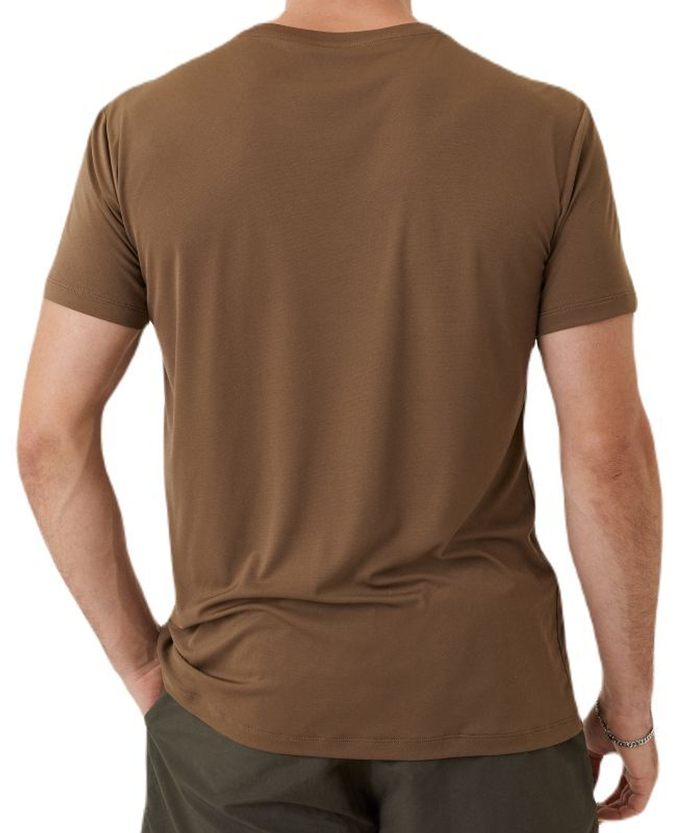 Мужская теннисная футболка Björn Borg Sthml Light T-Shirt - Коричневый
