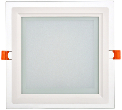 Светильник светодиодный ДВО 1625 со стеклом квадрат 18Вт 4000К IP20 IEK