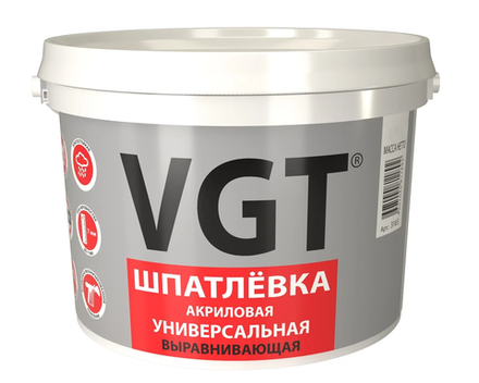 Шпатлевка VGT акриловая наруж/внутр 1,7кг