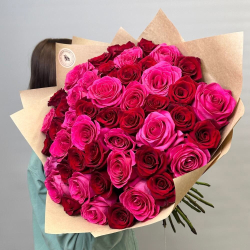 «51 roses» микс из эквадорских роз