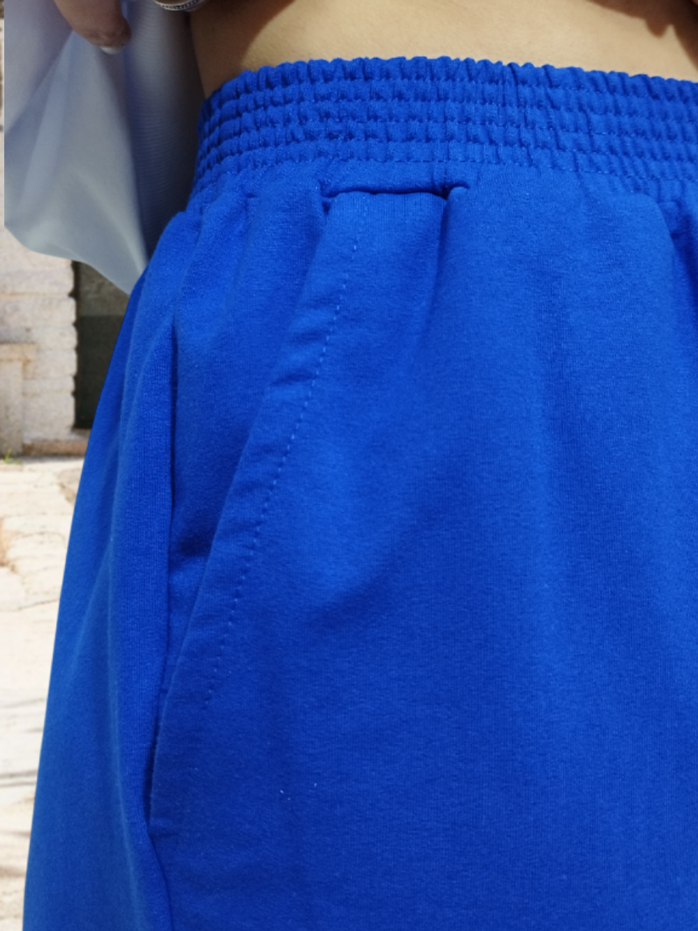 2178 Шорты женские васильковый (60)