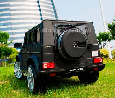 Детский электромобиль "Mercedes-Benz AMG-G 65" чёрный 131*71*65 м