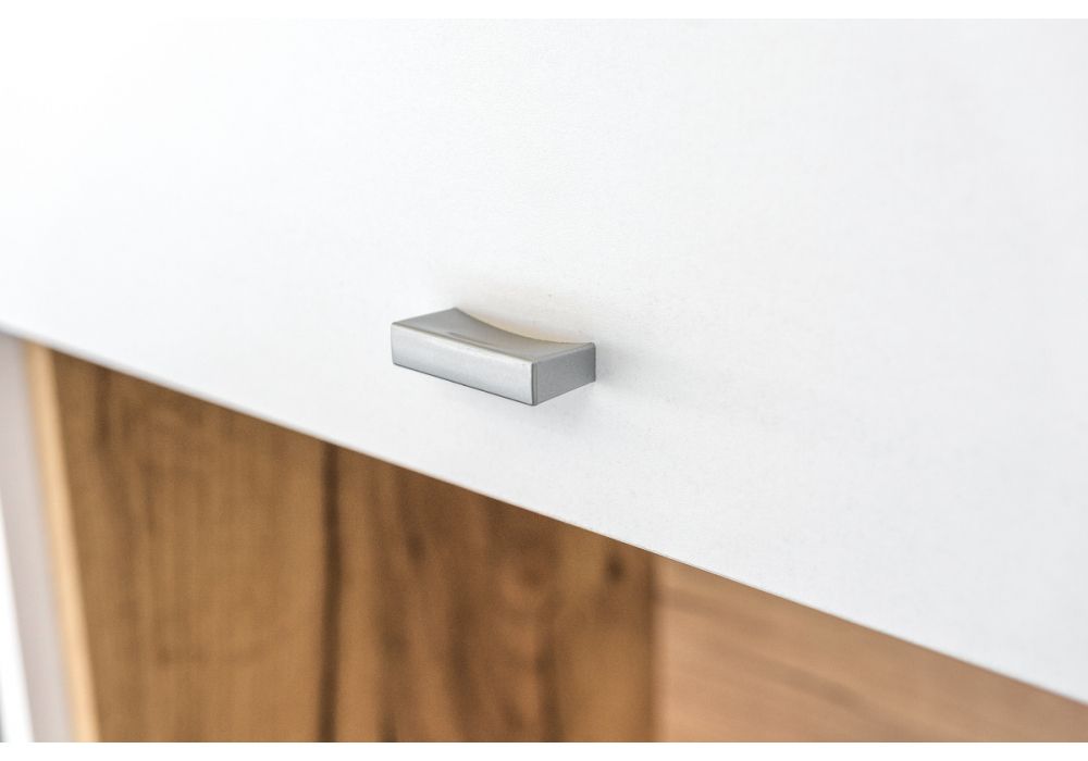 Модульная гостиная Бэль белый премиум / дуб золотой craft комплектация 2