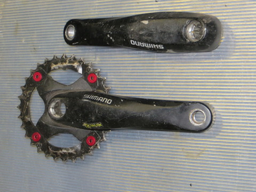 Шатуны Shimano FC-M443 Octalink б/у.