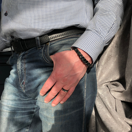 Браслет, Кожа, артикул SLQ-1007MK-085