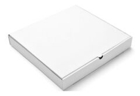 Коробка для пиццы 325х325х40 мм., (100 шт.), Белая