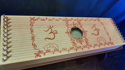 Монохорд 21 струна светлый с росписью