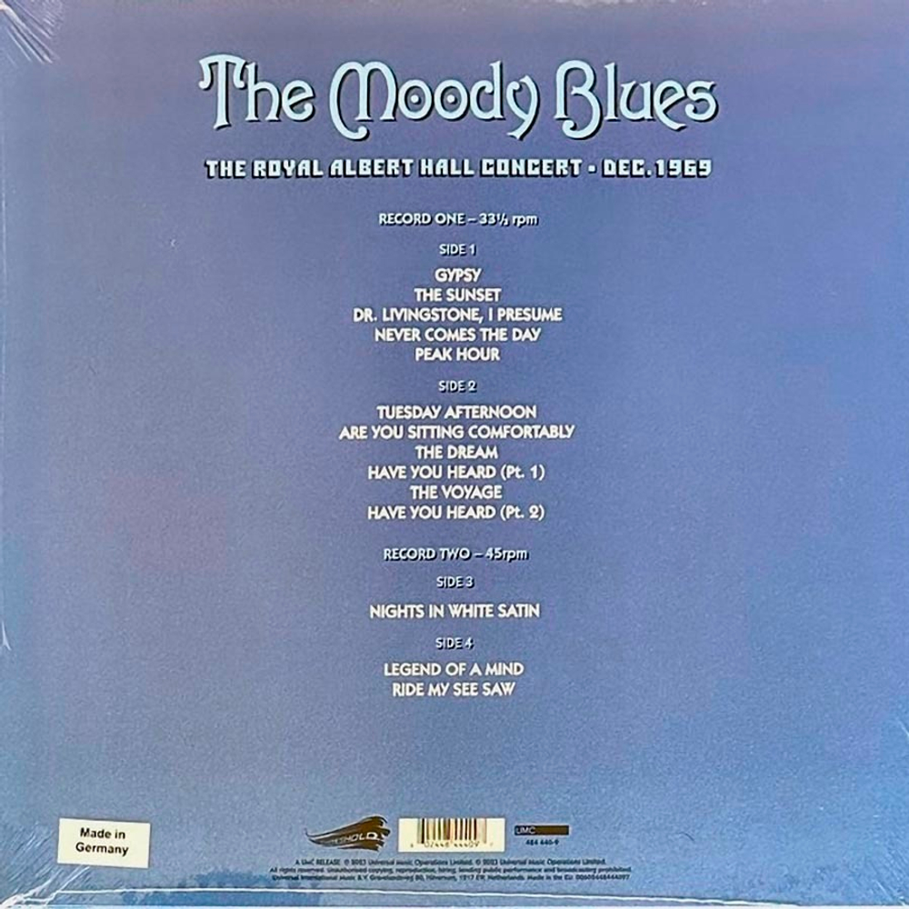 The Moody Blues / The Royal Albert Hall Concert - Dec. 1969 (2LP)