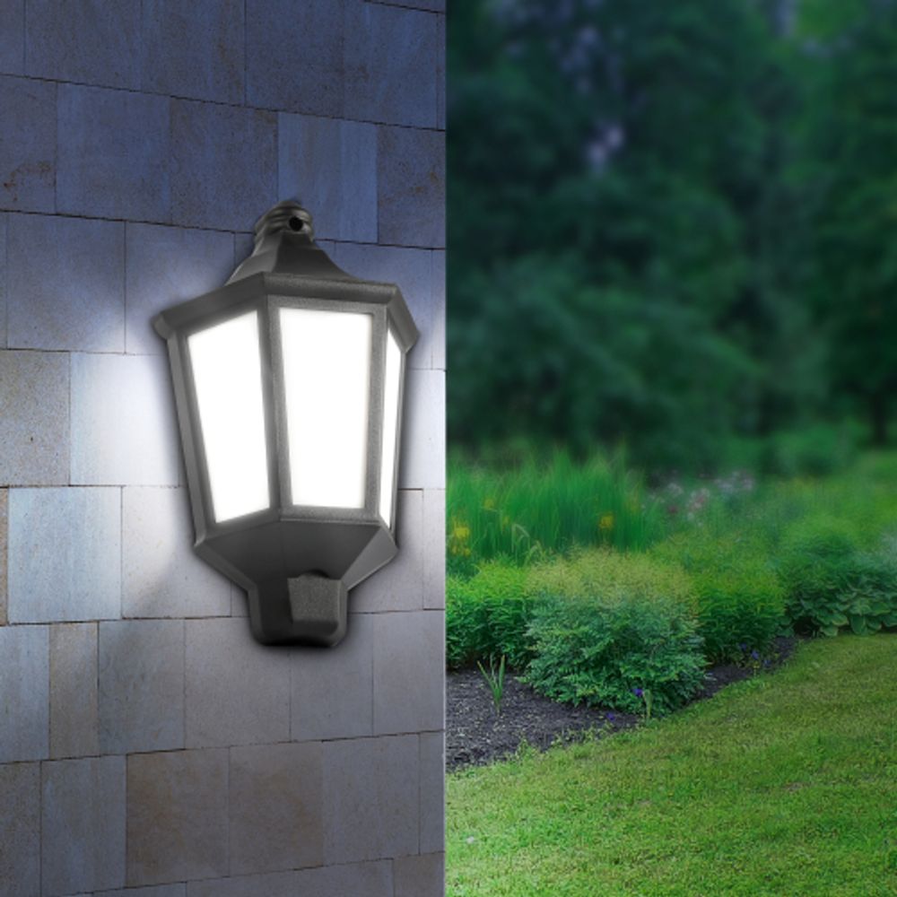 Садово-парковый светильник ЭРА «Ника» НБУ 06-60-003 60Вт черный белое основание матовый