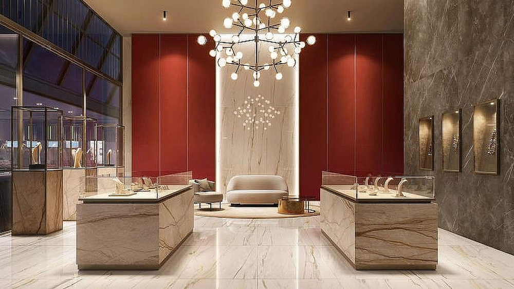 Керамогранит Italon Stellaris Carrara Ivory люкс 610015000685 80х160 см