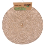 Салфетка на стол 36см «Галактика» пшеничная