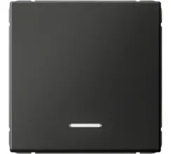 Выключатель Systeme Electric ARTGALLERY 1-клавишный быстрозажимные клеммы базальт 40672