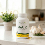 NaturesPlus, масло чеснока и петрушки, 180 капсул