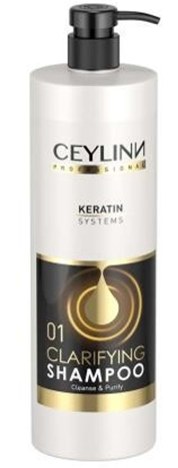 Шампунь для волос CEYLINN SMOOTH с кератином, 500 мл