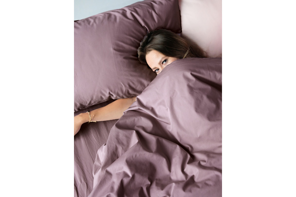 Постельное белье GoodNight Сатин Делюкс 1,5 сп. (с нав. 50х70) пыльная роза